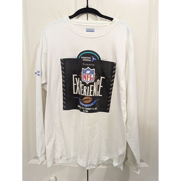 Other - 2005 NFL Football Experience Volunteer Long Sleeve Shirt Medium‎ White